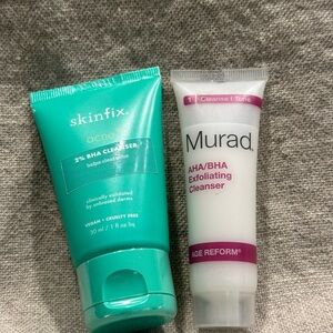 Skinfix Acne Cleanser & Murad Exfoliating Cleanser Set